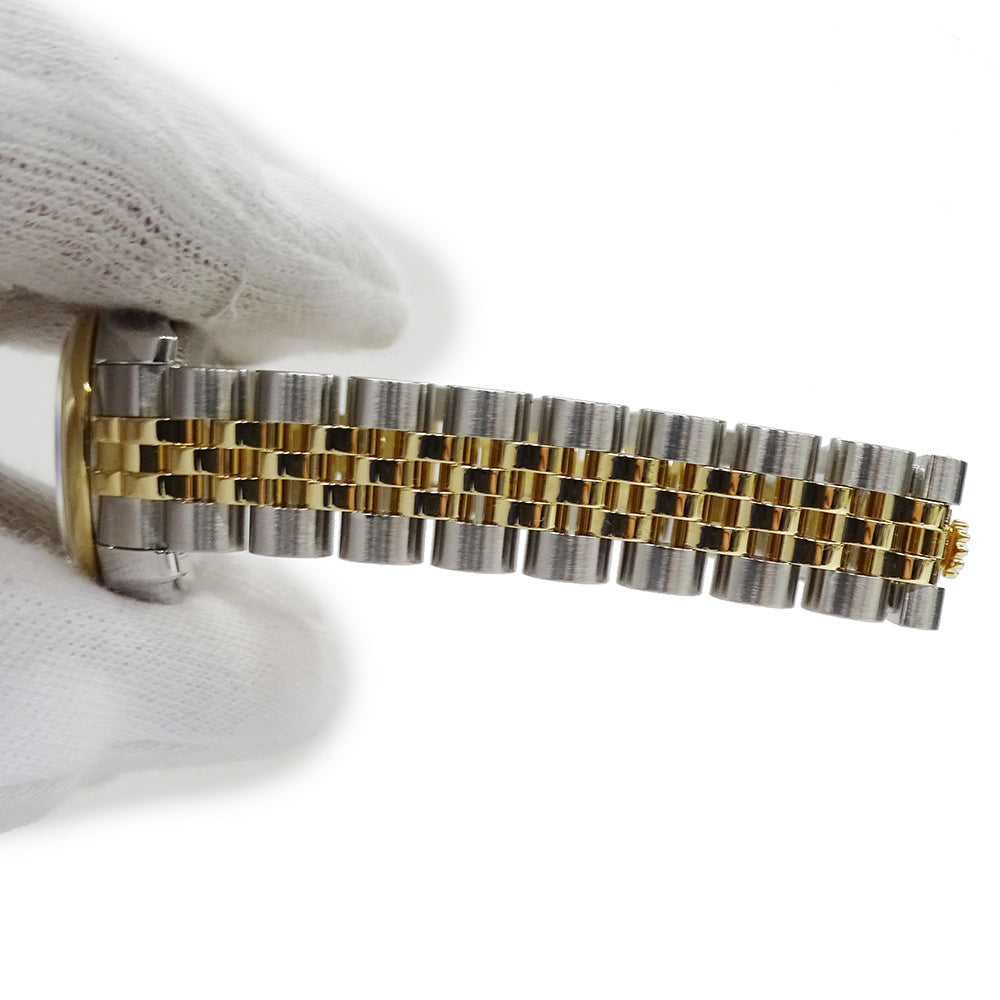 ROLEX ロレックス デイトジャスト 179163G F番 レディース 腕時計 自動巻き AT ステンレス SS ゴールド YG ダイヤモンド 磨き済み 【中古】