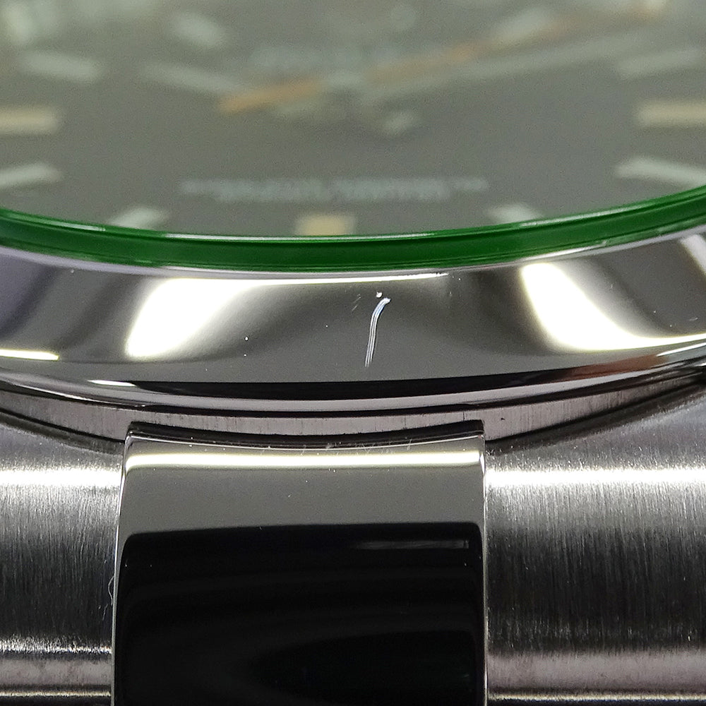 ROLEX ロレックス ミルガウス 116400GV ランダム番 メンズ 腕時計 自動巻き AT ステンレス SS シルバー ブラック 磨き済み 【中古】
