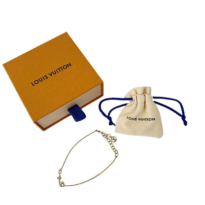 LOUIS VUITTON ルイ・ヴィトン プティ・ルイ ブレスレット メタル ゴールド レディース M00374 【中古】