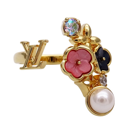 LOUIS VUITTON ルイ・ヴィトン リングLV ボタニカ リング 指輪 ゴールド レディース 【中古】