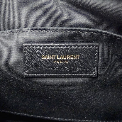 SAINT LAURENT サンローラン ルー カメラバッグ ショルダーバッグ ブラック レザー レディース 【中古】