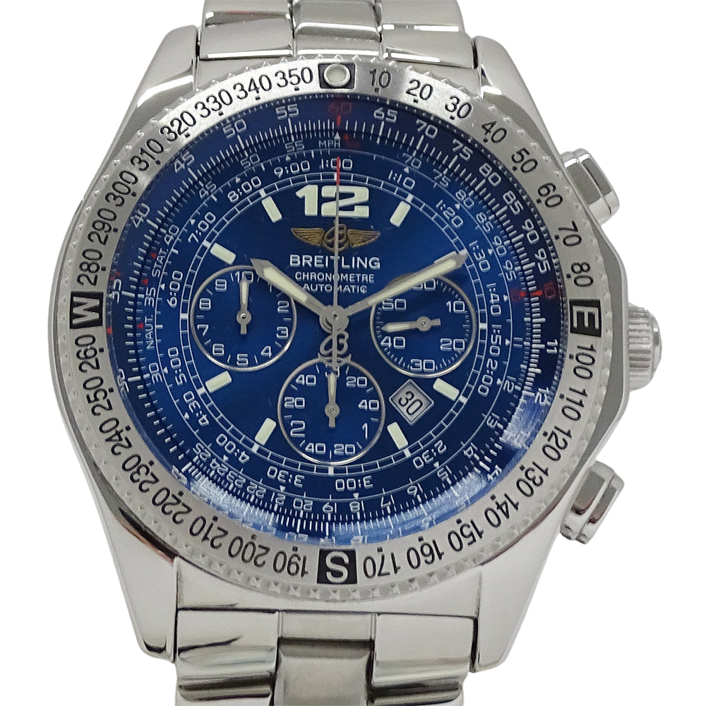 BREITLING ブライトリング B-2 A42362 メンズ 腕時計 クロノグラフ 自動巻き SS OH・磨き済み【中古】
