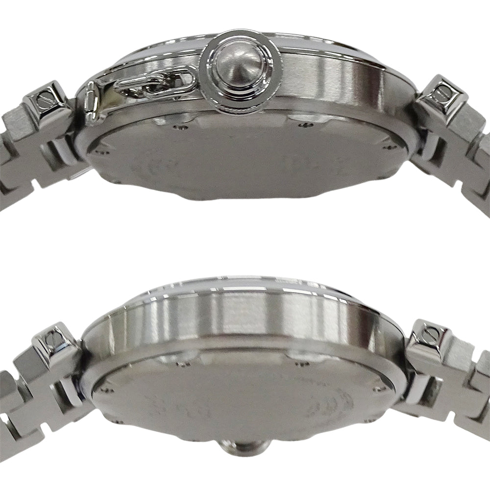Cartier カルティエ パシャC W31043M7 ボーイズ 腕時計 自動巻き AT ステンレス SS シルバー ブラック 磨き済み 【中古】