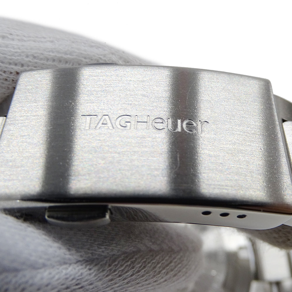 TAG Heuer タグホイヤー アクアレーサー WAY1111 BA0928 メンズ 腕時計 クオーツ QZ ステンレス SS シルバー ホワイト 磨き済み 【中古】