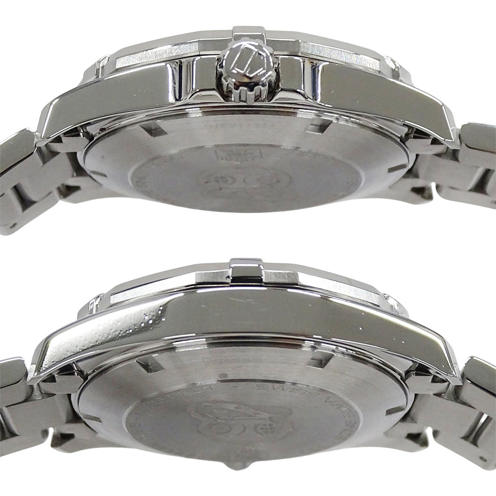 TAG Heuer タグホイヤー アクアレーサー WAY1111 BA0928 メンズ 腕時計 クオーツ QZ ステンレス SS シルバー ホワイト 磨き済み 【中古】