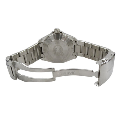 TAG Heuer タグホイヤー アクアレーサー WAY1111 BA0928 メンズ 腕時計 クオーツ QZ ステンレス SS シルバー ホワイト 磨き済み 【中古】