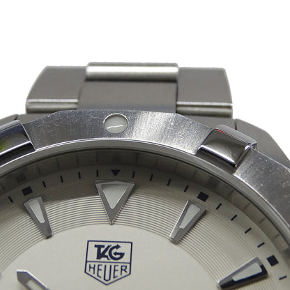 TAG Heuer タグホイヤー アクアレーサー WAY1111 BA0928 メンズ 腕時計 クオーツ QZ ステンレス SS シルバー ホワイト 磨き済み 【中古】