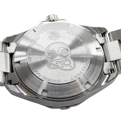 TAG Heuer タグホイヤー アクアレーサー WAY1111 BA0928 メンズ 腕時計 クオーツ QZ ステンレス SS シルバー ホワイト 磨き済み 【中古】