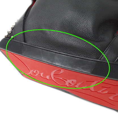Christian Louboutin クリスチャンルブタン エクスプローラーファンク バックパック リュック ブラック レザー レディース メンズ 【中古】