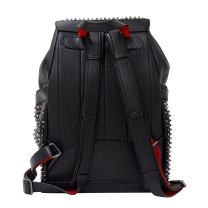 Christian Louboutin クリスチャンルブタン エクスプローラーファンク バックパック リュック ブラック レザー レディース メンズ 【中古】