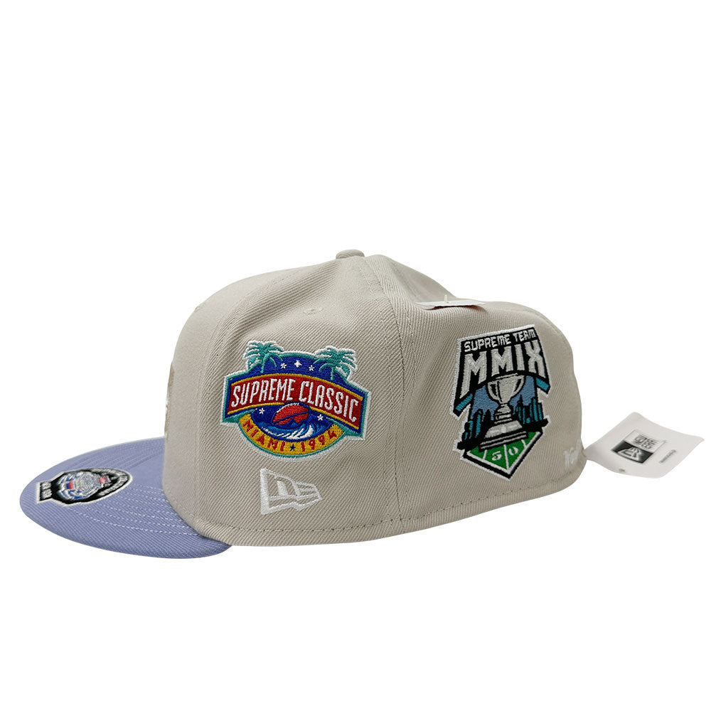 Supreme シュプリーム チャンピオンシップ キャップ アイボリー ブルー ポリエステル メンズ 【中古】