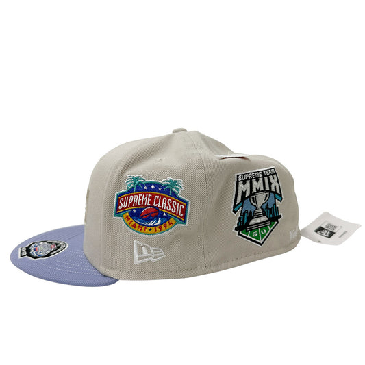 Supreme シュプリーム チャンピオンシップ キャップ アイボリー ブルー ポリエステル メンズ 【中古】