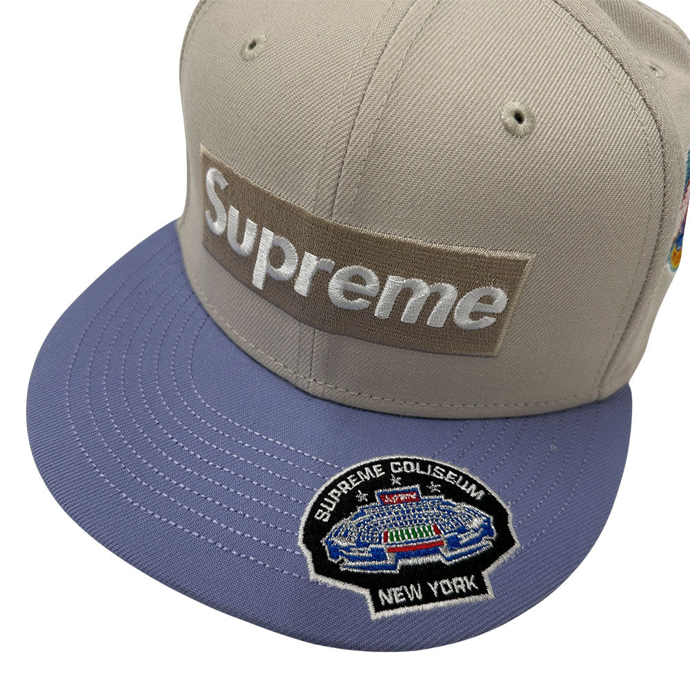 Supreme シュプリーム チャンピオンシップ キャップ アイボリー ブルー ポリエステル メンズ 【中古】