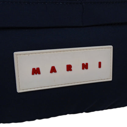 MARNI マルニ ボディバッグ ウエストバッグ ブラック ナイロン レディース メンズ 【中古】
