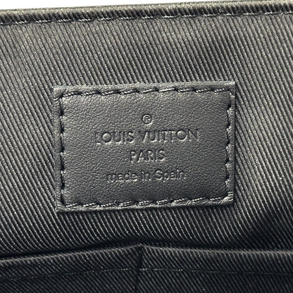 LOUIS VUITTON ルイ・ヴィトン テイクオフ メッセンジャー ショルダーバッグ LV アエログラム ノワール M57080 メンズ 【中古】