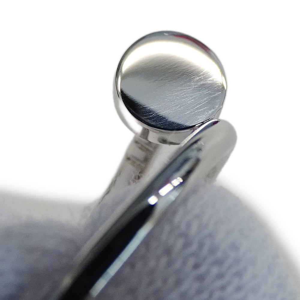 Cartier カルティエ ジュストアンクル スモール リング 指輪 750WG ホワイトゴールド #49 約9号 レディース メンズ 磨き済み【中古】