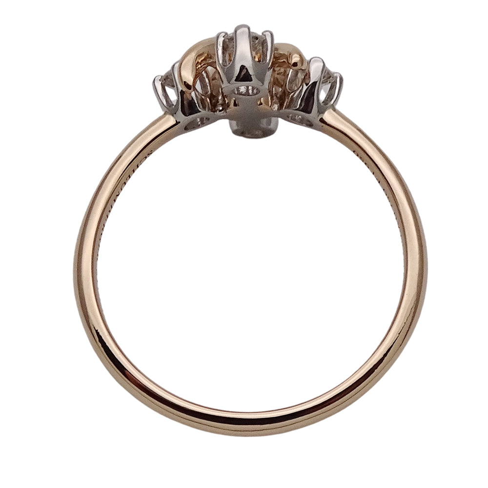 TIFFANY&Co. ティファニー ジャン シュランバージェ リング 指輪 750PG PT950 ダイヤモンド 約12号 レディース 磨き済み【中古】