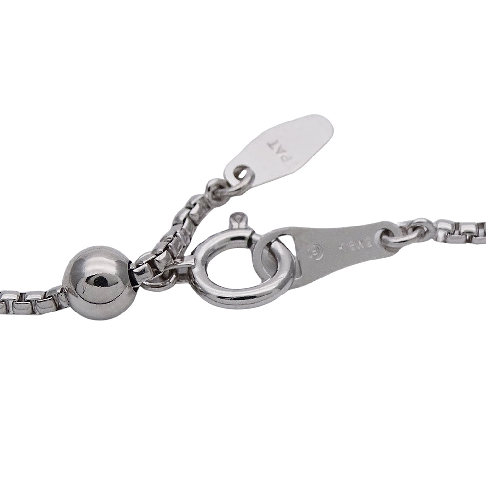 TASAKI タサキ クロス 十字架 ネックレス K18WG ホワイトゴールド ダイヤモンド レディース 磨き済み 【中古】