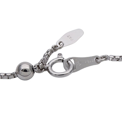 TASAKI タサキ クロス 十字架 ネックレス K18WG ホワイトゴールド ダイヤモンド レディース 磨き済み 【中古】