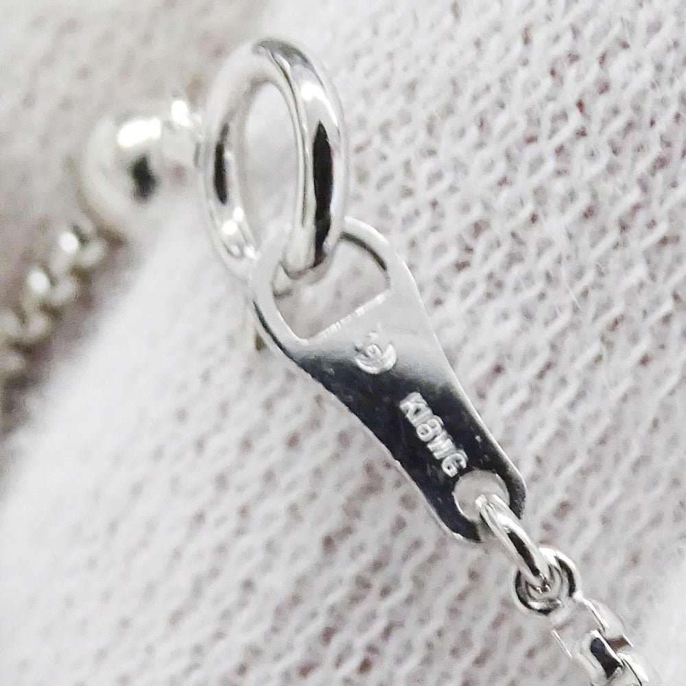 TASAKI タサキ クロス 十字架 ネックレス K18WG ホワイトゴールド ダイヤモンド レディース 磨き済み 【中古】