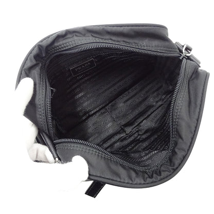 PRADA プラダ ショルダーバッグ ブラック 1BC167 ナイロン レディース メンズ 【中古】