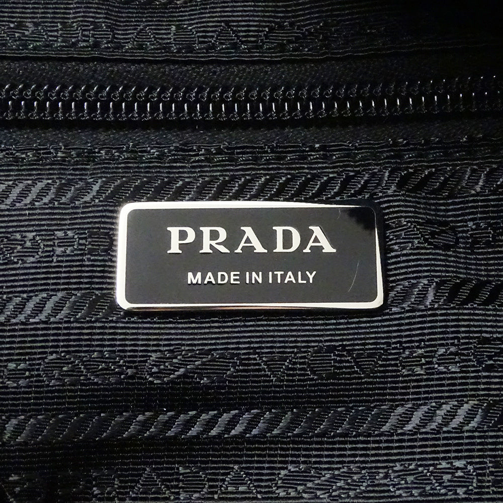 PRADA プラダ ショルダーバッグ ブラック 1BC167 ナイロン レディース メンズ 【中古】
