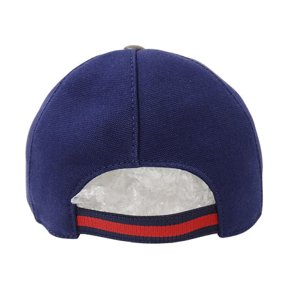 GUCCI グッチ キャップ インターロッキングG ネイビー 387554 コットン Sサイズ レディース メンズ 【中古】