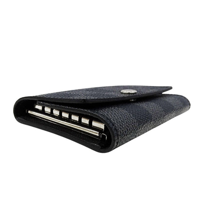 LOUIS VUITTON ルイ・ヴィトン ミュルティクレ6 キーケース ブラック N62662 ダミエグラフィットキャンバス メンズ 【中古】