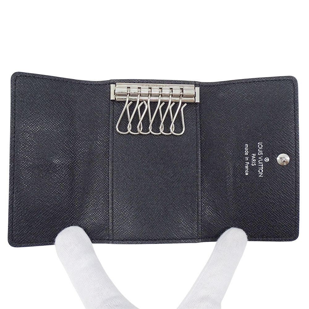 LOUIS VUITTON ルイ・ヴィトン ミュルティクレ6 キーケース ブラック N62662 ダミエグラフィットキャンバス メンズ 【中古】