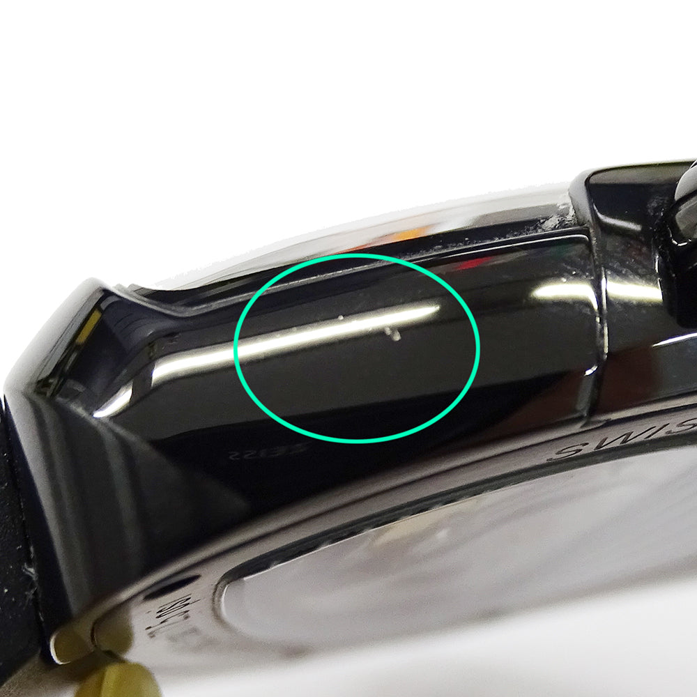 HAMILTON ハミルトン ベンチュラ エルヴィス80 H245850 メンズ 腕時計 デイト 自動巻き AT ステンレス SS ラバー ブラック 裏スケ 【中古】