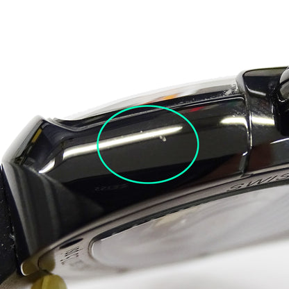 HAMILTON ハミルトン ベンチュラ エルヴィス80 H245850 メンズ 腕時計 デイト 自動巻き AT ステンレス SS ラバー ブラック 裏スケ 【中古】