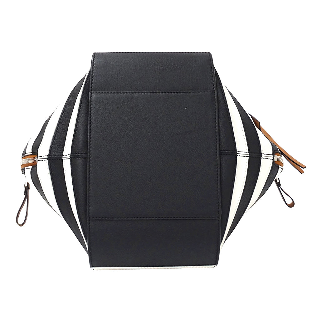 LOEWE ロエベ ハンモック ミニ 2wayバッグ ハンドバッグ ブラウン ブラック レザー レディース 【中古】