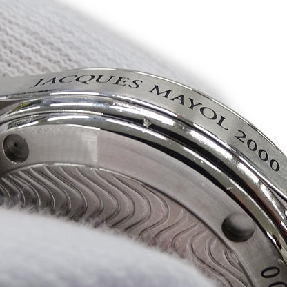 OMEGA オメガ シーマスター120 ジャックマイヨール 2506.80 メンズ 腕時計 3000本限定 デイト 自動巻き AT ステンレス SS シルバー ブルー 磨き済み 【中古】