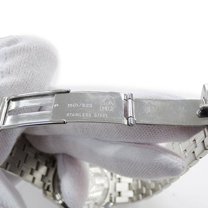 OMEGA オメガ シーマスター120 ジャックマイヨール 2506.80 メンズ 腕時計 3000本限定 デイト 自動巻き AT ステンレス SS シルバー ブルー 磨き済み 【中古】