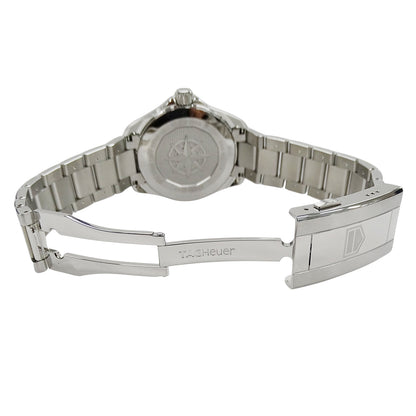 TAG Heuer タグホイヤー アクアレーサー WBP1114 BA0000 メンズ 腕時計 デイト ソーラーグラフ ステンレス SS シルバー ブラック 磨き済み 【中古】