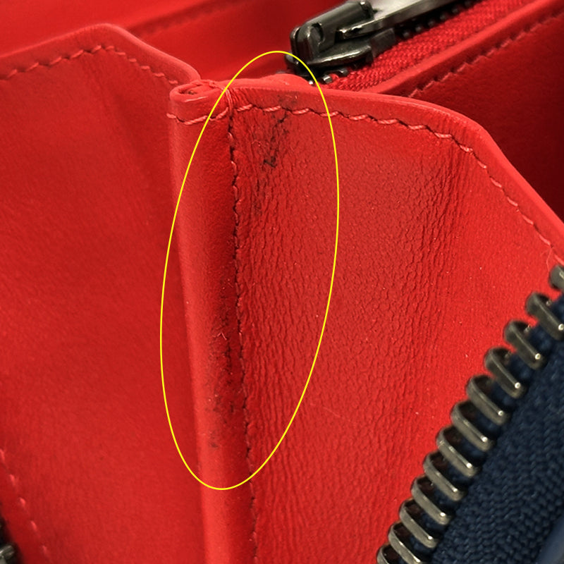 Christian Louboutin クリスチャンルブタン 長財布 ブルー レザー レディース メンズ 【中古】