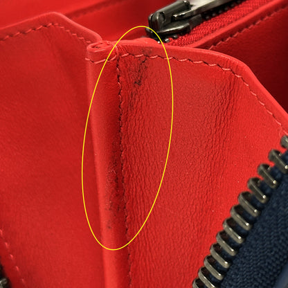 Christian Louboutin クリスチャンルブタン 長財布 ブルー レザー レディース メンズ 【中古】
