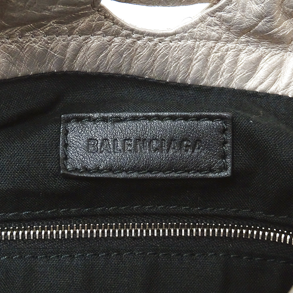 BALENCIAGA バレンシアガ ショルダーバッグ ゴールド 742942 レザー レディース 【中古】