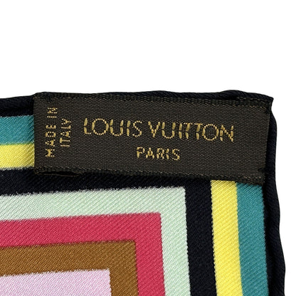 LOUIS VUITTON ルイ・ヴィトン アイラブモノグラム・スカーフ スカーフ モノグラム マルチカラー ノワール ブラック マルチカラー M72124 シルク レディース 【中古】