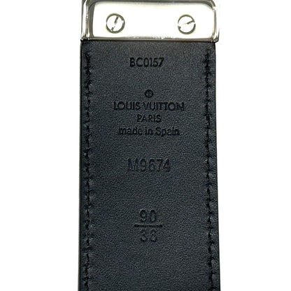 LOUIS VUITTON ルイ・ヴィトン サンチュール・ボストン ベルト ダミエアンフィニ ノワール ブラック M9674 メンズ 【中古】