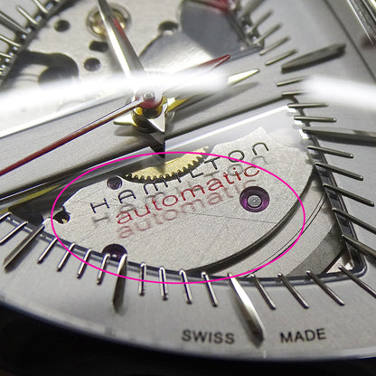 HAMILTON ハミルトン ベンチュラ H245150 メンズ 腕時計 自動巻き AT ステンレス レザー 磨き済み【中古】