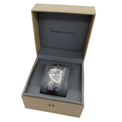 HAMILTON ハミルトン ベンチュラ H245150 メンズ 腕時計 自動巻き AT ステンレス レザー 磨き済み【中古】