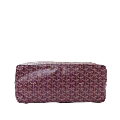 GOYARD ゴヤール サンルイPM トートバッグ ボルドー コーティングキャンバス レディース 【中古】