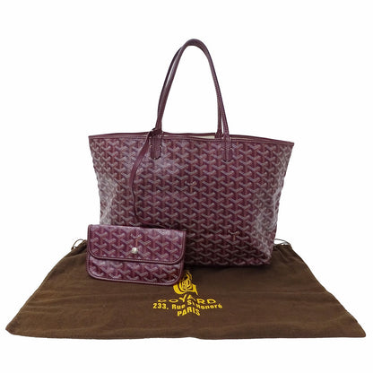 GOYARD ゴヤール サンルイPM トートバッグ ボルドー コーティングキャンバス レディース 【中古】