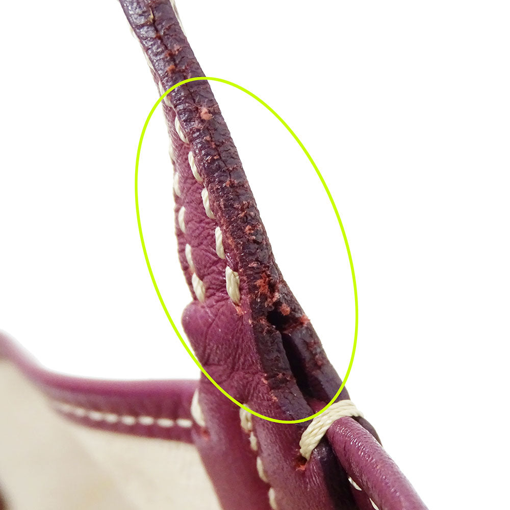 GOYARD ゴヤール サンルイPM トートバッグ ボルドー コーティングキャンバス レディース 【中古】