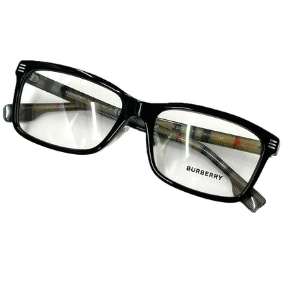 BURBERRY バーバリー メガネ ブラック ブラウン B2352-F プラスチック メンズ 【中古】