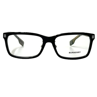 BURBERRY バーバリー メガネ ブラック ブラウン B2352-F プラスチック メンズ 【中古】