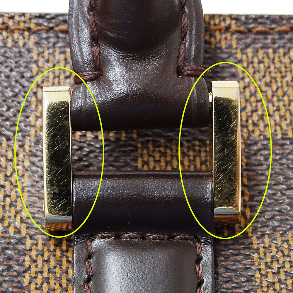 LOUIS VUITTON ルイ・ヴィトン ヴェニスPM トートバッグ ダミエ エベヌ ブラウン N51145 ダミエキャンバス レディース 【中古】