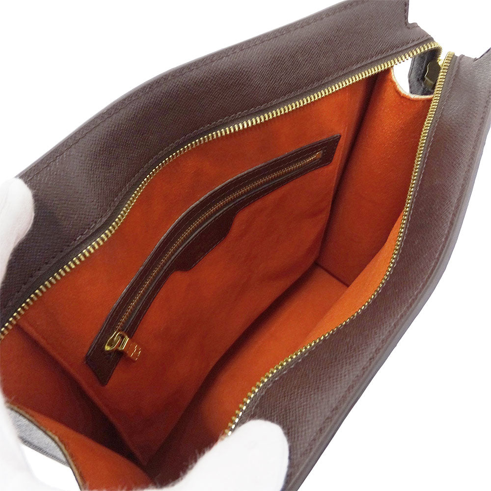 LOUIS VUITTON ルイ・ヴィトン ヴェニスPM トートバッグ ダミエ エベヌ ブラウン N51145 ダミエキャンバス レディース 【中古】