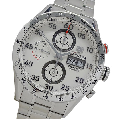 TAG Heuer タグホイヤー カレラ CV2A11 BA0796 メンズ 腕時計 キャリバー16 クロノグラフ 自動巻き AT ステンレス SS シルバー 磨き済み 【中古】